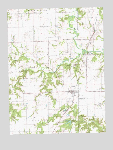 Plymouth, IL USGS Topographic Map