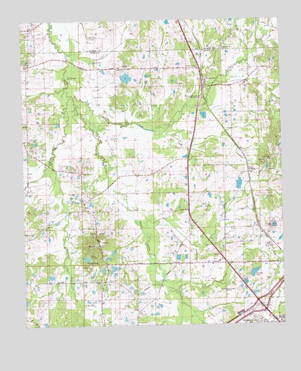 Pocahontas, MS USGS Topographic Map
