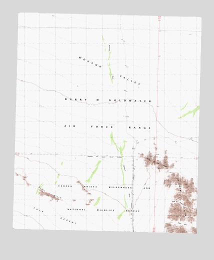 Point of the Pintas, AZ USGS Topographic Map