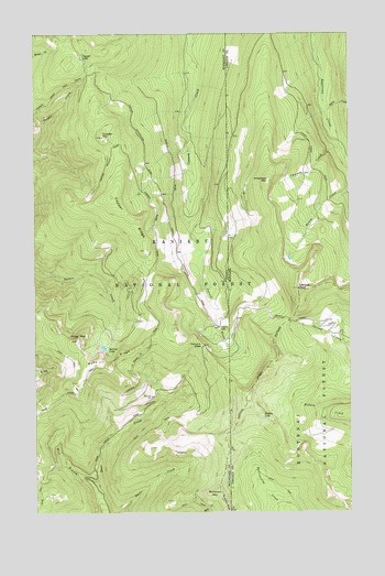 Canuck Peak, MT USGS Topographic Map