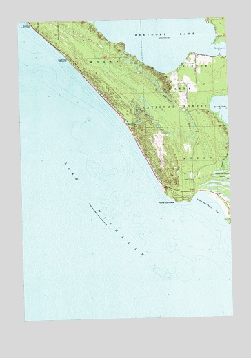 Pointe aux Chenes, MI USGS Topographic Map