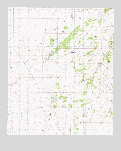 Polecat Draw, NM USGS Topographic Map