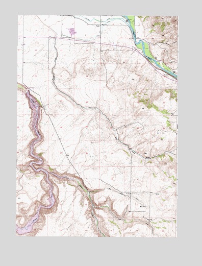 Poplar, ID USGS Topographic Map