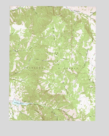 Porcupine Reservoir, UT USGS Topographic Map