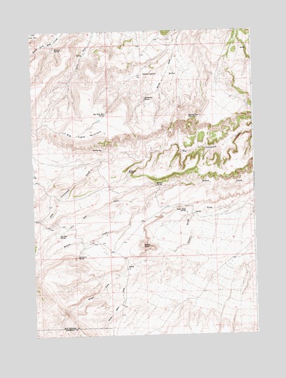 Potato Butte, WY USGS Topographic Map