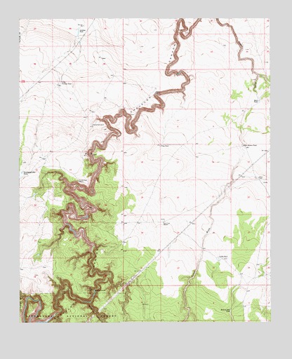Potato Wash North, AZ USGS Topographic Map