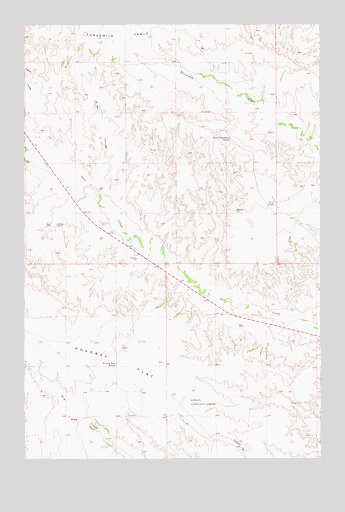 Poverty Flat East, MT USGS Topographic Map