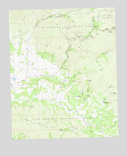 Pozo Summit, CA USGS Topographic Map