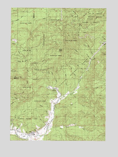 Alsea, OR USGS Topographic Map
