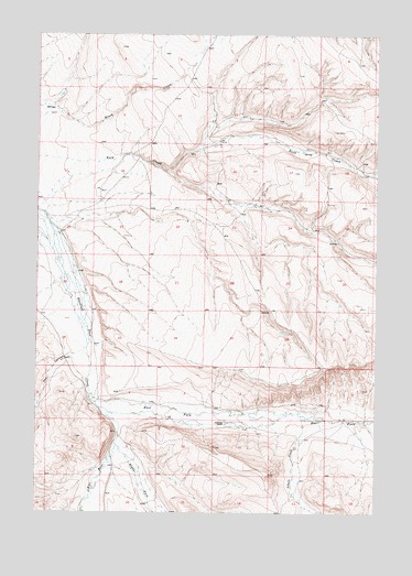Price Creek NE, MT USGS Topographic Map