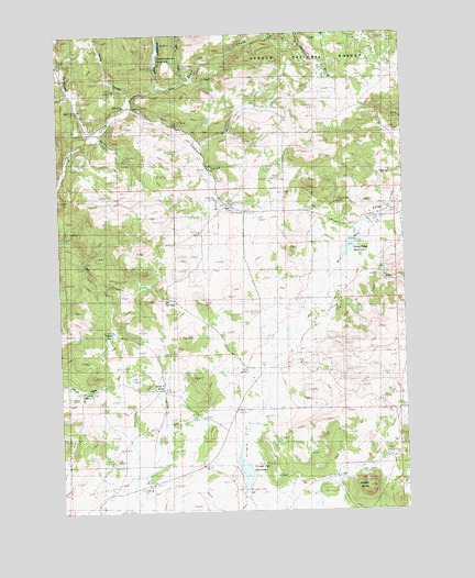 Pringle Flat, OR USGS Topographic Map
