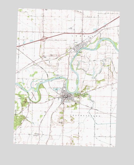 Prophetstown, IL USGS Topographic Map