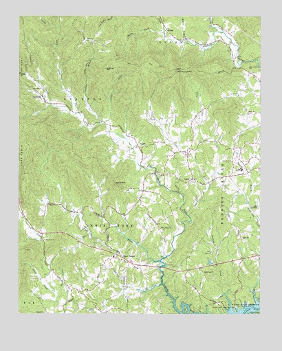 Purlear, NC USGS Topographic Map