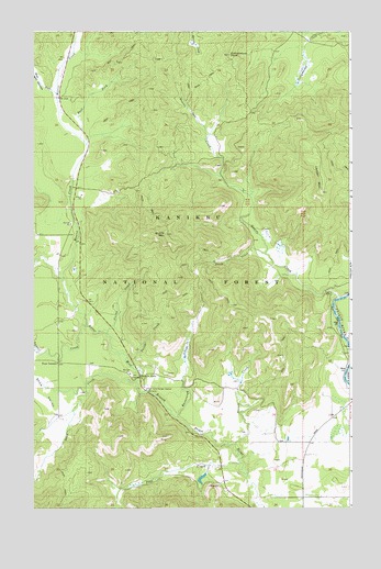 Quartz Mountain, ID USGS Topographic Map