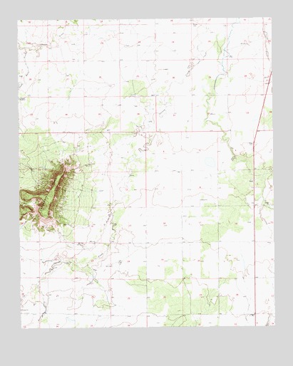 Quay, NM USGS Topographic Map
