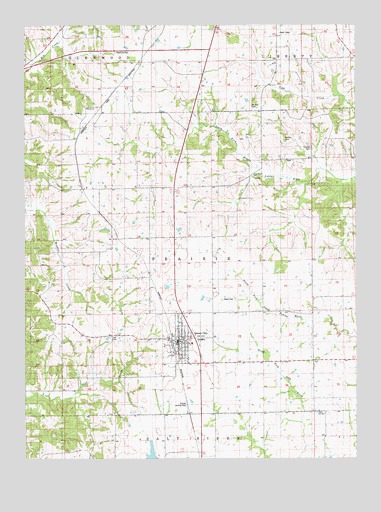 Queen City, MO USGS Topographic Map