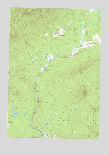 Quill Hill, ME USGS Topographic Map