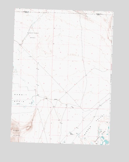 Rabbit Hills NE, OR USGS Topographic Map