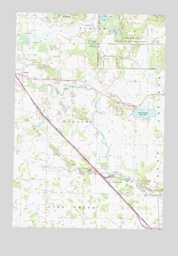 Randall East, MN USGS Topographic Map