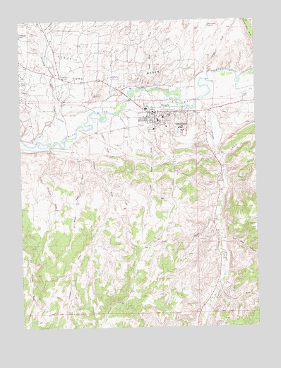 Rangely, CO USGS Topographic Map