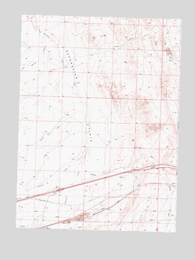 Rawlins Peak SW, WY USGS Topographic Map