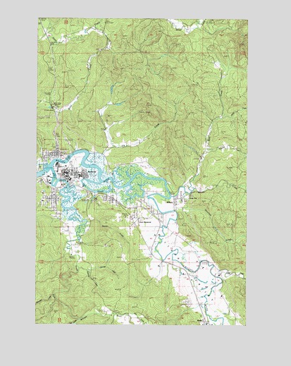 Raymond, WA USGS Topographic Map