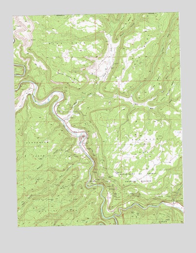 Red Canyon, CO USGS Topographic Map