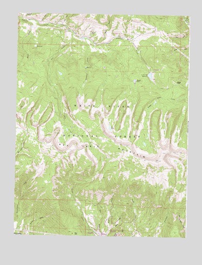 Red Creek, CO USGS Topographic Map