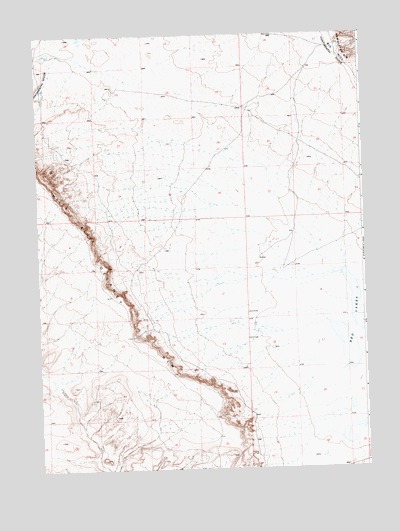 Red Desert SE, WY USGS Topographic Map