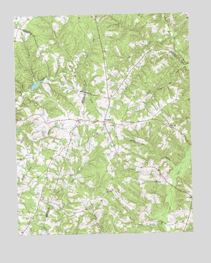 Red House, VA USGS Topographic Map