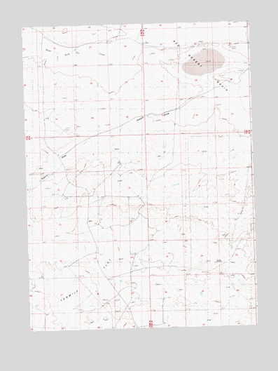 Red Lake SW, WY USGS Topographic Map