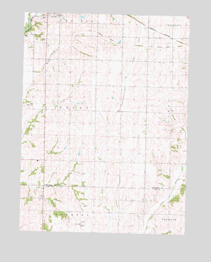 Red Oak South, IA USGS Topographic Map