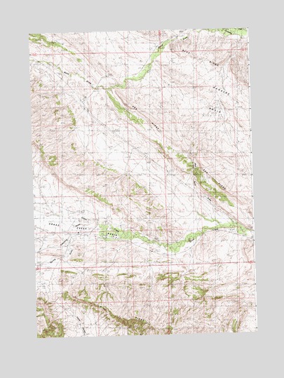 Red Ridge, WY USGS Topographic Map