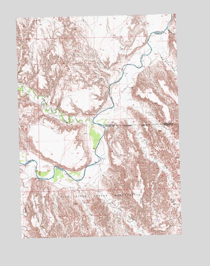 Red Shirt NE, SD USGS Topographic Map