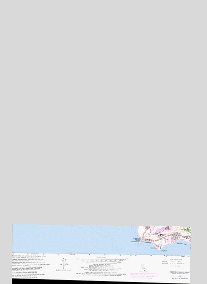 Redondo Beach, CA USGS Topographic Map