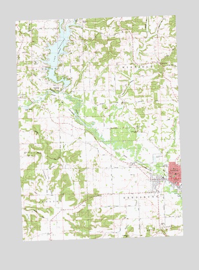 Reedsburg West, WI USGS Topographic Map