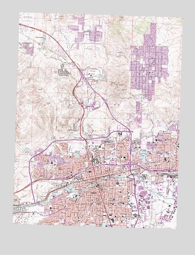 Reno, NV USGS Topographic Map