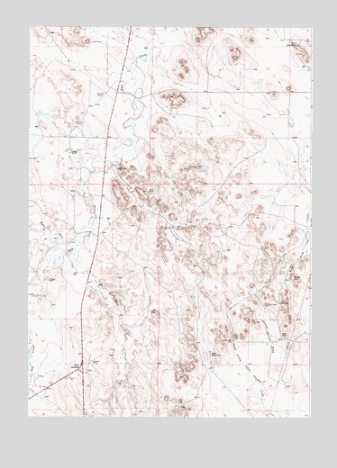 Reno Junction, WY USGS Topographic Map