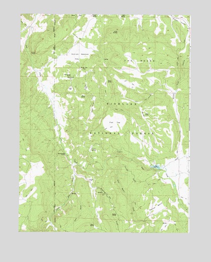 Rex Reservoir, UT USGS Topographic Map
