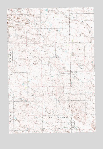 Rhame SE, ND USGS Topographic Map