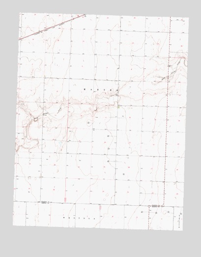 Richfield NW, KS USGS Topographic Map