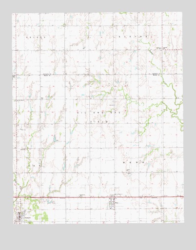 Ringwood, OK USGS Topographic Map