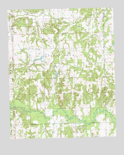 Ritts Junction, OK USGS Topographic Map