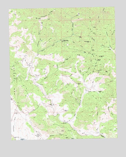 Rock Spring Peak, CA USGS Topographic Map