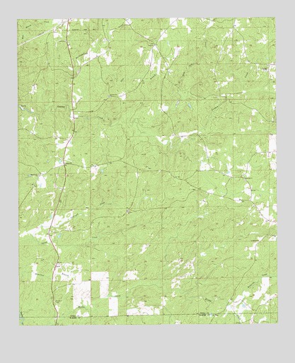 Rockford SW, AL USGS Topographic Map