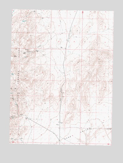 Rocky Canyon, NV USGS Topographic Map