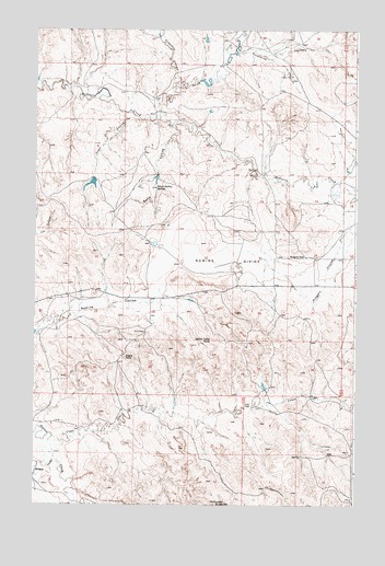 Rodgers Hall, MT USGS Topographic Map