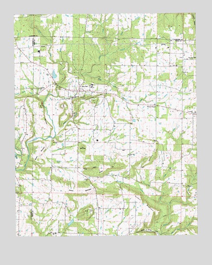 Rose Bud, AR USGS Topographic Map