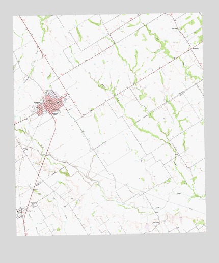 Rosebud, TX USGS Topographic Map