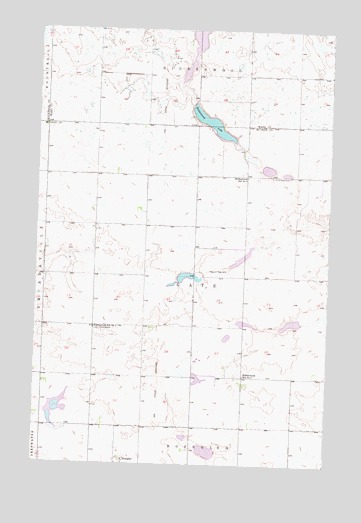 Roseglen, ND USGS Topographic Map
